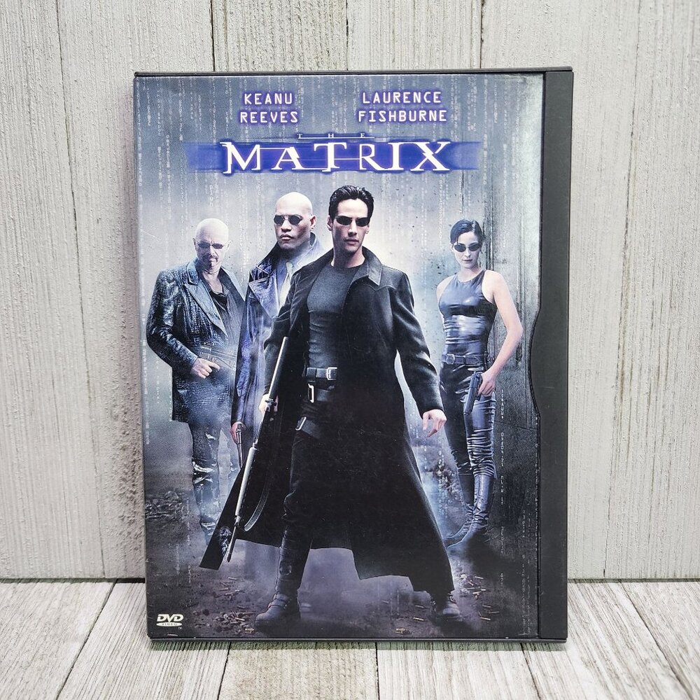 The Matrix DVD 1999 - Keanu Reeves Laurence Fishburne VTG